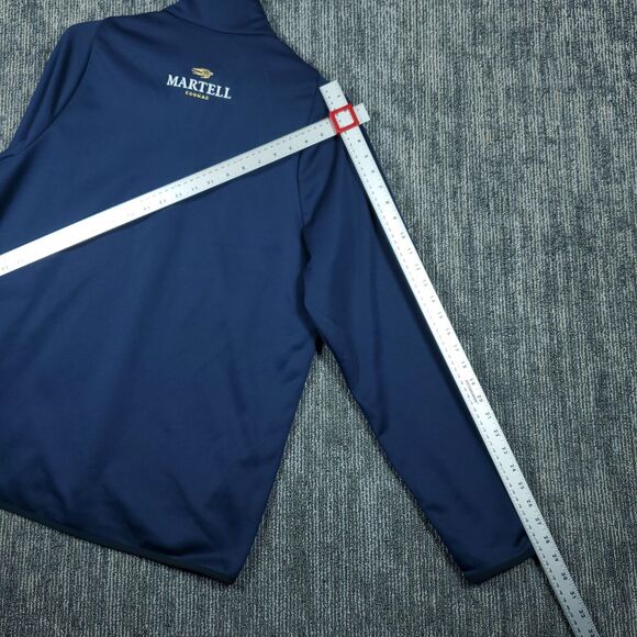 Nike Mens L Dri Fit Blue Pullover Qtr 1/4 Zip Dry Fit Sweater Martell Cognac NWT - Picture 13 of 16